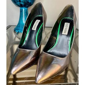 Steve Madden Darrt Pewter Heels